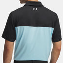 Under Armour Tee To Green Color Block Polo Shirt - Black/Stream/White