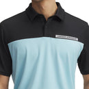 Under Armour Tee To Green Color Block Polo Shirt - Black/Stream/White