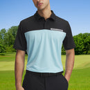 Under Armour Tee To Green Color Block Polo Shirt - Black/Stream/White