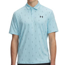 Under Armour Tee To Green Printed Polo Shirts - Stream/Black