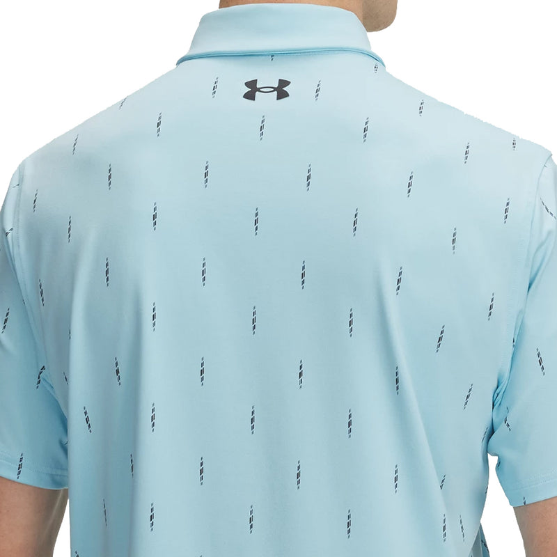 Under Armour Tee To Green Printed Polo Shirts - Stream/Black