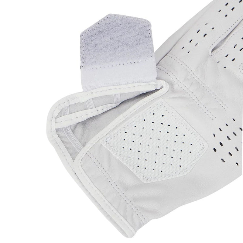 Under Armour Tour Leather Golf Glove - Castlerock/White