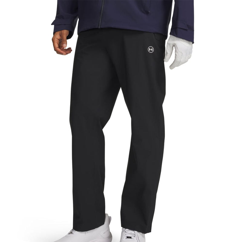 Under Armour UA Drive Pro Rain Waterproof Trousers - Black/White
