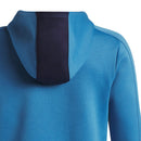 Under Armour Youth Armour Fleece Winter Hoodie - Aegean Blue/Midnight Navy/Aegean Blue