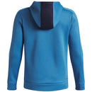 Under Armour Youth Armour Fleece Winter Hoodie - Aegean Blue/Midnight Navy/Aegean Blue