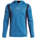 Under Armour Youth Armour Fleece Winter Hoodie - Aegean Blue/Midnight Navy/Aegean Blue