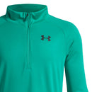 Under Armour Youth Tech 2.0 1/4 Zip Pullover - Geode Green/Black