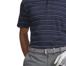 Under Armour ArmourDry Stripe Polo Shirt - Midnight Navy/Aegean Blue/White