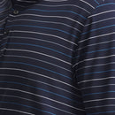 Under Armour ArmourDry Stripe Polo Shirt - Midnight Navy/Aegean Blue/White