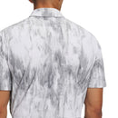 Under Armour Drive Chill Printed Polo Shirt - Halo Grey/White/Black