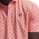 Under Armour Drive Chill Printed Polo Shirt - Posh Pink/Claret/Midnight Navy
