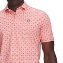 Under Armour Drive Chill Printed Polo Shirt - Posh Pink/Claret/Midnight Navy