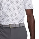 Under Armour Drive Chill Printed Polo Shirt - White/Midnight Navy/Midnight Navy