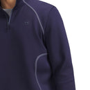 Under Armour Drive Midlayer 1/4 Zip Pullover - Midnight Navy/Downpour Grey