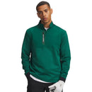 Under Armour Drive Pro Hybrid 1/2 Zip Pullover - Campus Ivy/White