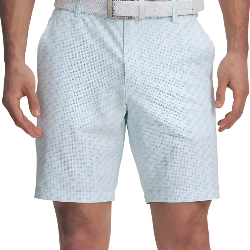 Under Armour Drive Printed Tapered Shorts - Stream/White/Halo Gray