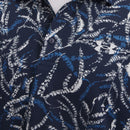 Under Armour Playoff 3.0 Printed Polo Shirt - Midnight Navy/Aegean Blue/Halo Grey