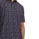 Under Armour Playoff 3.0 Printed Polo Shirt - Midnight Navy/Posh Pink/Castlerock