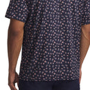Under Armour Playoff 3.0 Printed Polo Shirt - Midnight Navy/Posh Pink/Castlerock