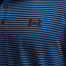 Under Armour Playoff 3.0 Stripe Polo Shirt - Midnight Navy/Aegean Blue/White