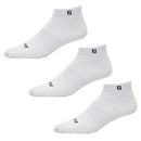 FootJoy ProDry Lightweight Sport Socks (3 Pairs) - White