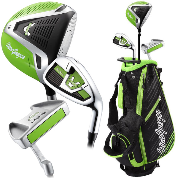 MacGregor V-MAX Junior 4-Piece Stand Bag Package Set - Green (Ages 3-5)