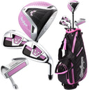MacGregor V-MAX Junior 5-Piece Stand Bag Package Set - Pink (Ages 6-8)