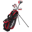 MacGregor V-MAX Junior 5-Piece Stand Bag Package Set - Red (Ages 6-8)