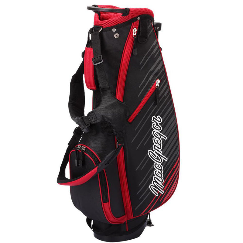 MacGregor V-MAX Junior 5-Piece Stand Bag Package Set - Red (Ages 6-8)
