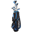 MacGregor V-MAX Junior 7-Piece Stand Bag Package Set - Blue (Ages 9-12)