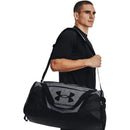 Under Armour Undeniable 5.0 Medium Duffle Bag - Black Medium Heather/Black/Metallic Silver