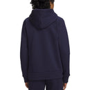 Under Armour Boys' Rival Fleece Hoodie  - Midnight Navy/White