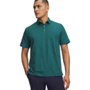 Under Armour ArmourDry Printed Rib Polo Shirt- Rack Green/Arden Green/Midnight Navy