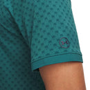 Under Armour ArmourDry Printed Rib Polo Shirt- Rack Green/Arden Green/Midnight Navy