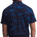 Under Armour ArmourDry Printed Rib Polo Shirt - Varsity Blue/Midnight Navy/White