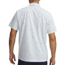 Under Armour ArmourDry Printed Polo Shirt - White/Enamel Blue/Midnight Navy