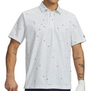 Under Armour ArmourDry Printed Polo Shirt - White/Enamel Blue/Midnight Navy