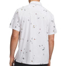 Under Armour ArmourDry Printed Polo Shirt - White/Rack Green/Black