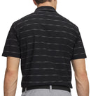 Under Armour Drive Chill Printed Polo Shirt - Black/Castlerock/Halo Gray