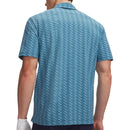 Under Armour Drive Chill Printed Polo Shirt - Boundless Blue/Blue Haze/Midnight Navy