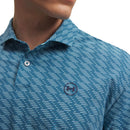 Under Armour Drive Chill Printed Polo Shirt - Boundless Blue/Blue Haze/Midnight Navy