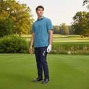 Under Armour Drive Chill Printed Polo Shirt - Boundless Blue/Blue Haze/Midnight Navy