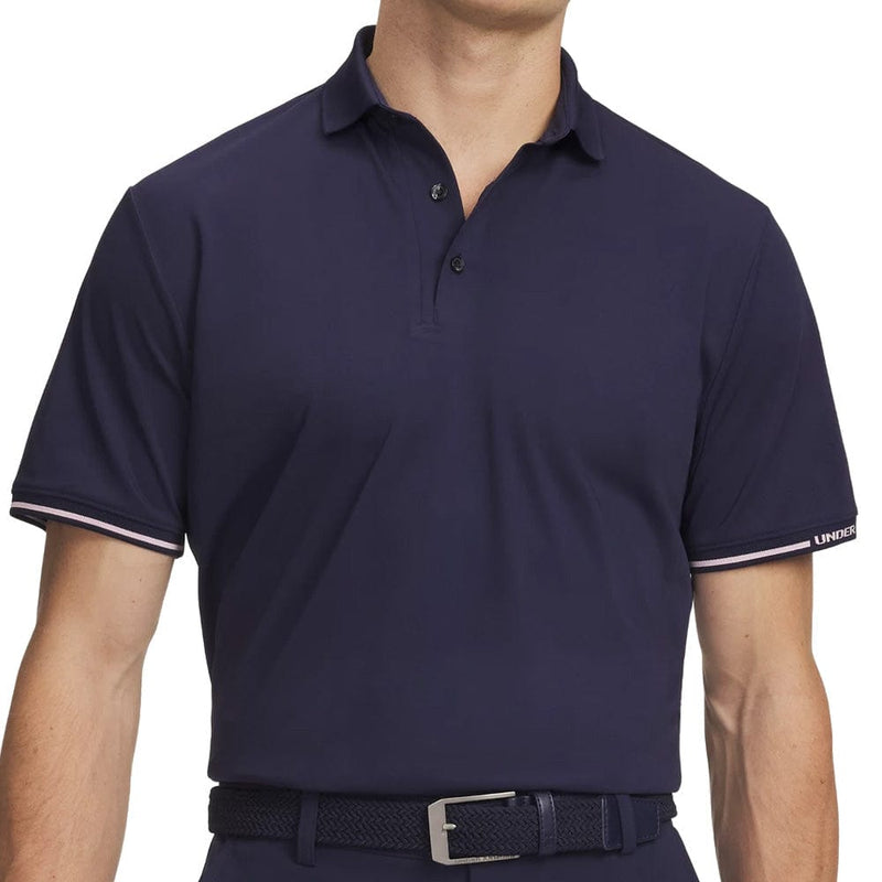Under Armour ArmourDry Pique Polo Shirt - Midnight Navy/Prime Pink/Prime Pink