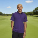 Under Armour ArmourDry Pique Polo Shirt - Mystical Purple/Black/Black