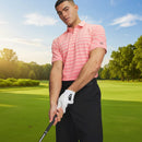 Under Armour ArmourDry Stripe Polo Shirt - Posh Pink/Midnight Navy