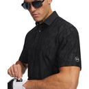 Under Armour ArmourDry Jacquard Polo Shirt - Black/Anthracite/Halo Gray