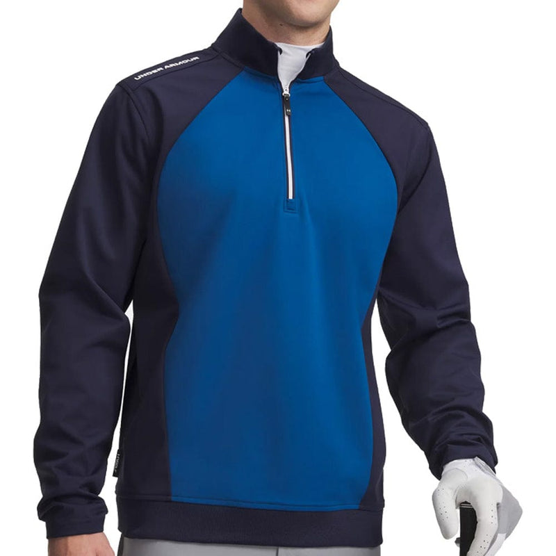 Under Armour Drive Wind 1/2 Zip Top - Midnight Navy/Varsity Blue/White
