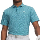 Under Armour T2G Printed Polo Shirt - Boundless Blue/Blue Haze/White