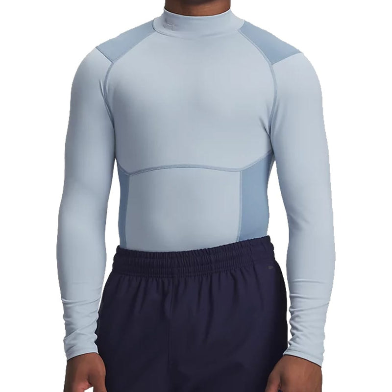 Under Armour Coldgear Elite Comp Mock - Blue Fog/Blue Wind/Reflective