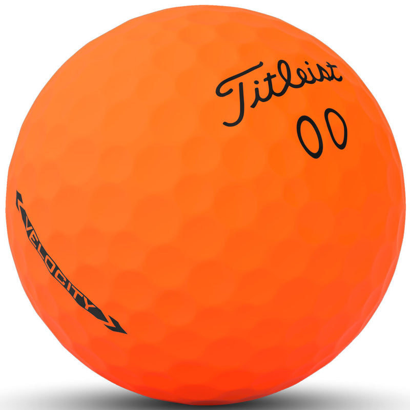 Titleist Velocity Golf Balls - Orange - Double Dozen